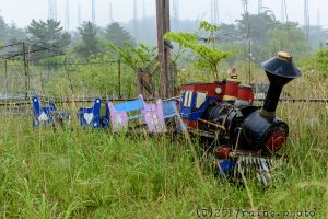 壊れた汽車の乗り物--化女沼レジャーランド