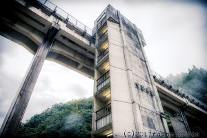 宇都井駅を地上から撮影 宇都井駅を地上から撮影