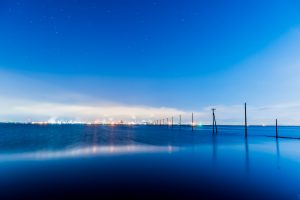 江川海岸2017/12/02 3:45満潮