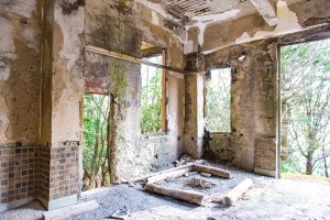 愛宕山鉄道愛宕山駅:駅舎1階部分 愛宕山鉄道愛宕山駅:駅舎1階部分