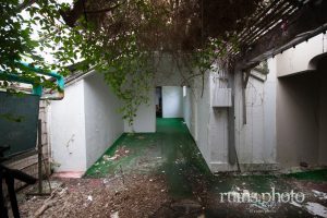 八丈島国際観光ホテル:浴場へ向かう道 八丈島国際観光ホテル:浴場へ向かう道