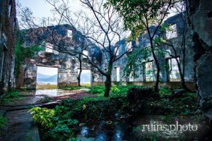 片島魚雷発射試験場:奥側から入口を撮影 片島魚雷発射試験場:奥側から入口を撮影