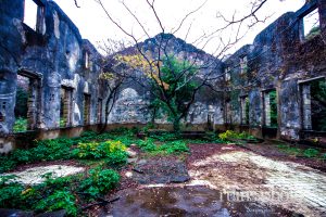 片島魚雷発射試験場:空気圧縮喞筒所を正面から撮影 片島魚雷発射試験場:空気圧縮喞筒所を正面から撮影
