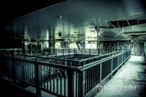 富士白糸ワンダーミュージアム2階吹き抜けの外周通路 富士白糸ワンダーミュージアム2階吹き抜けの外周通路