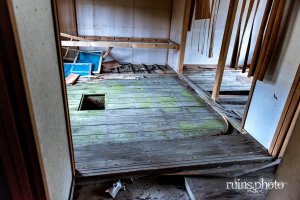 築別炭砿アパート、居住スペース(北海道羽幌町) 築別炭砿アパート、居住スペース(北海道羽幌町)