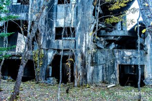 羽幌炭鉱選鉱場：外観（北海道羽幌町）