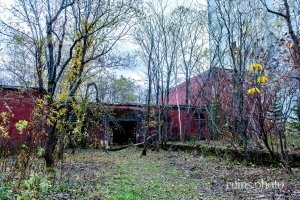 羽幌炭鉱立坑櫓：外観（北海道羽幌町）