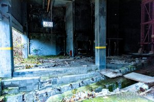 羽幌炭鉱立坑櫓：内部（北海道羽幌町）