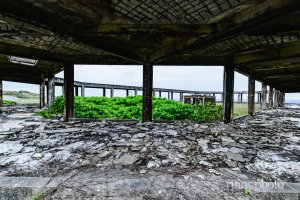 回廊状に見えるアダンの夢製塩所跡地 回廊状に見えるアダンの夢製塩所跡地