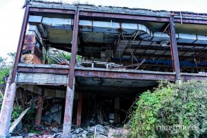 寿司喫茶:寿司喫茶と書かれた崩壊している全景(鹿児島県志布志市) 寿司喫茶:寿司喫茶と書かれた崩壊している全景(鹿児島県志布志市)