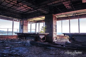 ヴァンガード竜串、4階の遊技場だったと思われる部屋 ヴァンガード竜串、4階の遊技場だったと思われる部屋