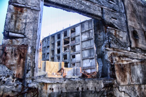 軍艦島30号棟外観