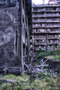 gunmanjima-65-02 軍艦島65号棟外観・北側